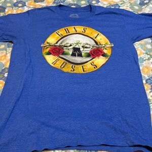 Guns N' Roses Blue Graphic T-Shirt